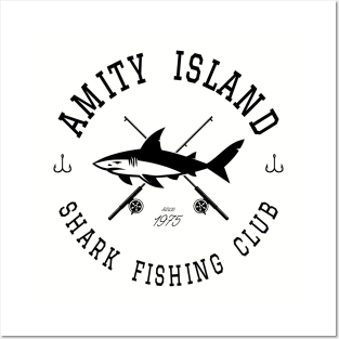 Amity Island Shark Fishing Club Posters and Art